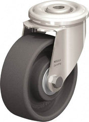Blickle - 4" Diam x 1-1/2" Wide x 4-59/64" OAH Hollow Kingpin Mount Swivel Caster - Heat-Resistant Nylon, 330 Lb Capacity, Ball Bearing, Hollow Kingpin Stem - Americas Industrial Supply