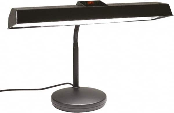 Electrix - 18 Watt, Gooseneck Machine Light - Weighted for Desk, LED Strip, Black - Americas Industrial Supply