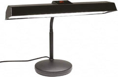 Electrix - 18 Watt, Gooseneck Machine Light - Weighted for Desk, LED Strip, Black - Americas Industrial Supply