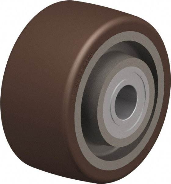 Blickle - 4 Inch Diameter x 1-31/32 Inch Wide, Polyurethane-Elastomer Blickle Besthane Caster Wheel - 1,100 Lb. Capacity, 25/32 Inch Axle Diameter, Ball Bearing - Americas Industrial Supply