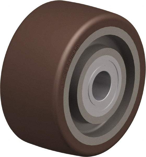 Blickle - 4 Inch Diameter x 1-31/32 Inch Wide, Polyurethane-Elastomer Blickle Besthane Caster Wheel - 1,100 Lb. Capacity, 2 Inch Axle Diameter, Ball Bearing - Americas Industrial Supply
