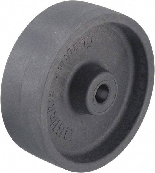 Blickle - 4 Inch Diameter x 1-1/2 Inch Wide, Heat-Resistant Nylon Caster Wheel - 550 Lb. Capacity, 1/2 Inch Axle Diameter, Plain Bore Bearing - Americas Industrial Supply