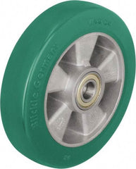 Blickle - 10 Inch Diameter x 1-31/32 Inch Wide, Polyurethane-Elastomer Blickle Softhane Caster Wheel - 1,760 Lb. Capacity, 25/32 Inch Axle Diameter, Ball Bearing - Americas Industrial Supply