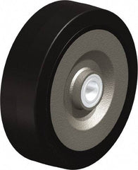 Blickle - 10 Inch Diameter x 3-9/64 Inch Wide, Solid Rubber Caster Wheel - 2,200 Lb. Capacity, 1-3/16 Inch Axle Diameter, Ball Bearing - Americas Industrial Supply