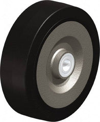 Blickle - 10 Inch Diameter x 3-9/64 Inch Wide, Solid Rubber Caster Wheel - 2,200 Lb. Capacity, 1 Inch Axle Diameter, Ball Bearing - Americas Industrial Supply