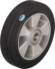 Blickle - 10 Inch Diameter x 1-31/32 Inch Wide, Solid Rubber Caster Wheel - 1,430 Lb. Capacity, 1 Inch Axle Diameter, Ball Bearing - Americas Industrial Supply