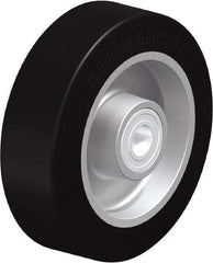Blickle - 5 Inch Diameter x 1-37/64 Inch Wide, Solid Rubber Caster Wheel - 550 Lb. Capacity, 19/32 Inch Axle Diameter, Ball Bearing - Americas Industrial Supply