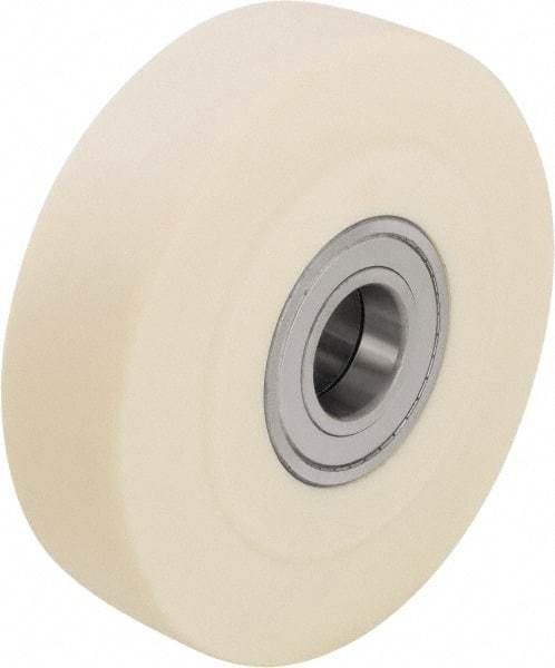 Blickle - 10 Inch Diameter x 2-9/16 Inch Wide, Impact-Resistant Cast Nylon Caster Wheel - 11,000 Lb. Capacity, 1-3/4 Inch Axle Diameter, Ball Bearing - Americas Industrial Supply
