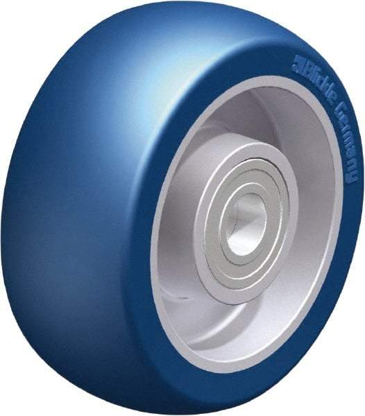 Blickle - 4 Inch Diameter x 1-37/64 Inch Wide, Polyurethane-Elastomer Blickle Besthane Caster Wheel - 660 Lb. Capacity, 19/32 Inch Axle Diameter, Ball Bearing - Americas Industrial Supply