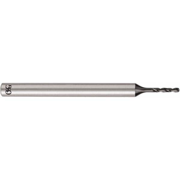 OSG - 3.48mm, 140° Point, Solid Carbide Micro Drill Bit - Americas Industrial Supply