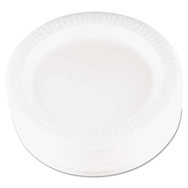 DART - Quiet Classic Laminated Foam Dinnerware, Plate, 9" Diam, WH, 125/PK, 4 Packs/CT - Americas Industrial Supply