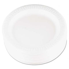 DART - Quiet Classic Laminated Foam Dinnerware, Plate, 9" Diam, WH, 125/PK, 4 Packs/CT - Americas Industrial Supply