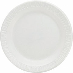 DART - Foam Dinnerware Plates, 6" - White - Americas Industrial Supply