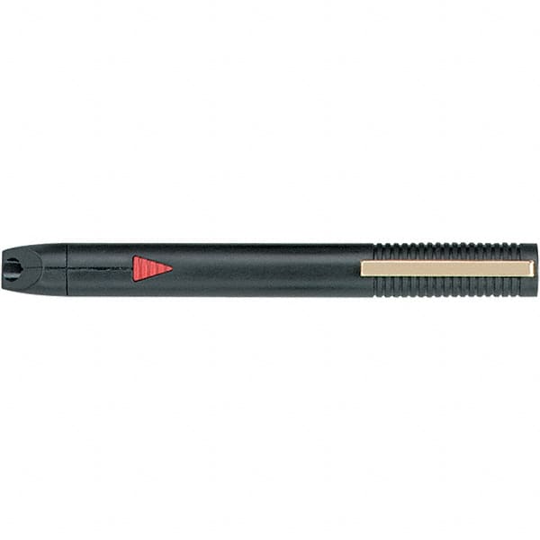 Quartet - Plastic Pen Size Laser Pointer - Black, 2 AAA Batteries Included - Americas Industrial Supply