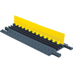 Checkers - On Floor Cable Covers Cover Material: Polyurethane Number of Channels: 3 - Americas Industrial Supply