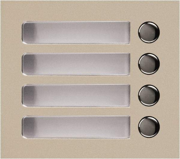 Aiphone - Public Address & Intercom Accessories Type: Four Call Button Panel For Use With: GF and GT Series - Americas Industrial Supply