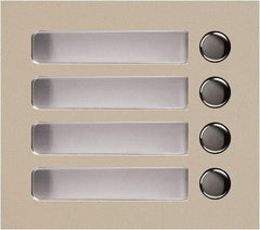 Aiphone - Public Address & Intercom Accessories Type: Four Call Button Panel For Use With: GF and GT Series - Americas Industrial Supply