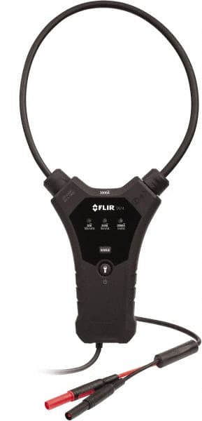 FLIR - Black Electrical Test Equipment Current Probe - Use with Most DMMs and Clamp Meters that use Banana Plugs and Output is a Voltage Signal - Americas Industrial Supply