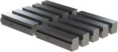 CarveSmart - 1-1/2" Wide x 2" High x 1-1/2" Thick, Flat/No Step Vise Jaw - Soft, Aluminum, Fixed Jaw, Compatible with 6" Vises - Americas Industrial Supply