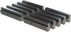 CarveSmart - 3/4" Wide x 2" High x 3/4" Thick, Flat/No Step Vise Jaw - Soft, Aluminum, Fixed Jaw, Compatible with 6" Vises - Americas Industrial Supply