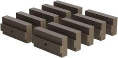 CarveSmart - 3/4" Wide x 2" High x 3/4" Thick, Flat/No Step Vise Jaw - Soft, Steel, Fixed Jaw, Compatible with 6" Vises - Americas Industrial Supply