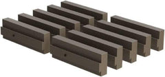 CarveSmart - 3/4" Wide x 2" High x 3/4" Thick, Flat/No Step Vise Jaw - Soft, Steel, Fixed Jaw, Compatible with 6" Vises - Americas Industrial Supply