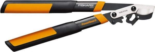 Fiskars - By-Pass Lopper - 1-1/2" Long Teflon Coated Steel Blade, Comfort Hand Grip Handle - Americas Industrial Supply