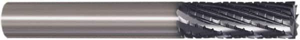 Seco - 3mm, 9mm LOC, 3mm Shank Diam, 50mm OAL, 5 Flute, Solid Carbide Square End Mill - Single End, Dura Finish, Helical Flute, 20° Helix, Right Hand Cut, Right Hand Flute, Series JC875 - Americas Industrial Supply