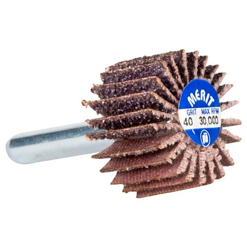 1 1/2″ × 1 1/2″ × 1/4″ High Performance Flap Wheel 180 Grit Ceramic Alumina / Aluminum Oxide - Americas Industrial Supply