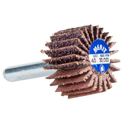1 1/2″ × 1 1/2″ × 1/4″ High Performance Flap Wheel 180 Grit Ceramic Alumina / Aluminum Oxide - Americas Industrial Supply