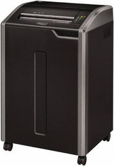 FELLOWES - 5/32 x 1-3/8" Strip, 30 Sheet Cross Cut Automatic Shredder - 20" Long x 25" Wide x 37-1/4" High, Level 4 Security, 35 Gal Wastebasket - Americas Industrial Supply