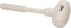 Beta - 35 oz Head 2-23/64" Face Diam Rubber Dead Blow Hammer - 11-13/16" OAL, Rubber Handle - Americas Industrial Supply