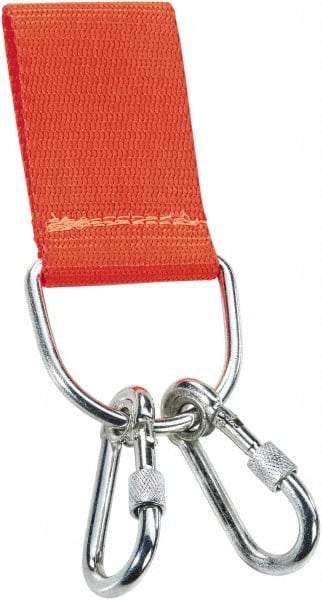 Proto - 7" Tethered Tool Holder - Carabiner Connection, 7" Extended Length, Orange - Americas Industrial Supply