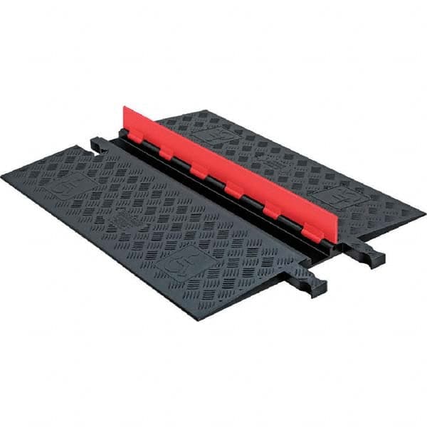 Checkers - On Floor Cable Covers Cover Material: Polyurethane Number of Channels: 1 - Americas Industrial Supply