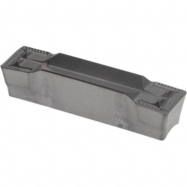 Walter - 6GX24 UD4 Grade WKP23S, 6mm Cutting Width Carbide Grooving Insert - 3.5mm Max Depth of Cut, Neutral, 0.5mm Corner Radius, Al2O3/TiN Finish - Americas Industrial Supply