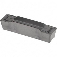 Walter - 6GX24 UD4 Grade WKP23S, 6mm Cutting Width Carbide Grooving Insert - 3.5mm Max Depth of Cut, Neutral, 0.5mm Corner Radius, Al2O3/TiN Finish - Americas Industrial Supply