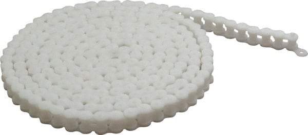 Morse - 1/2" Pitch, ANSI 40, Single Strand Roller Chain - Chain No. 40, 10 Ft. Long, 5/16" Roller Diam, 5/16" Roller Width - Americas Industrial Supply