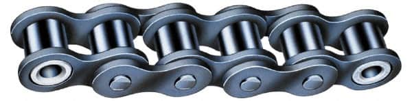 Morse - 3/4" Pitch, ANSI 60, Low Maintenance Roller Chain - Chain No. 60, 10 Ft. Long, 15/32" Roller Diam, 1/2" Roller Width - Americas Industrial Supply