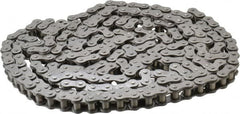 Morse - 1/2" Pitch, ANSI 40, Low Maintenance Roller Chain - Chain No. 40, 10 Ft. Long, 5/16" Roller Diam, 5/16" Roller Width - Americas Industrial Supply