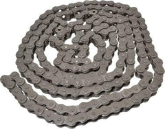 Morse - 5/8" Pitch, ANSI 50, Low Maintenance Roller Chain - Chain No. 50, 10 Ft. Long, 0.4" Roller Diam, 3/8" Roller Width - Americas Industrial Supply