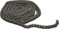 Morse - 3/8" Pitch, ANSI 35, Single Strand Roller Chain - Chain No. 35, 10 Ft. Long, 1/5" Roller Diam, 3/16" Roller Width - Americas Industrial Supply