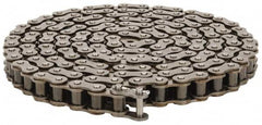 Morse - 3/4" Pitch, ANSI 60, Single Strand Roller Chain - Chain No. 60, 10 Ft. Long, 15/32" Roller Diam, 1/2" Roller Width - Americas Industrial Supply