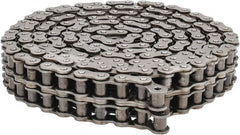 Morse - 3/4" Pitch, ANSI 60-2, Double Strand Roller Chain - Chain No. 60-2, 10 Ft. Long, 15/32" Roller Diam, 1/2" Roller Width - Americas Industrial Supply