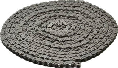 Morse - 1/4" Pitch, ANSI 25, Single Strand Roller Chain - Chain No. 25, 10 Ft. Long, 1/4" Roller Diam, 3/16" Roller Width - Americas Industrial Supply