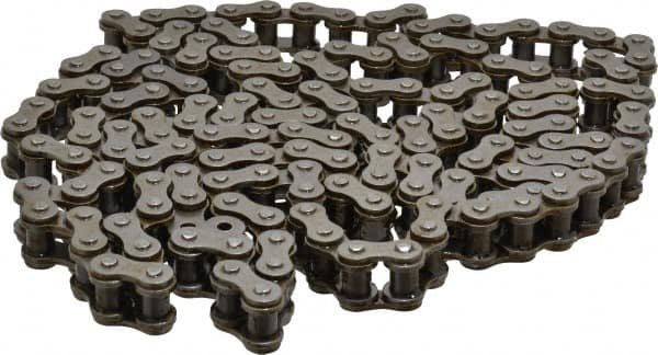Morse - 3/4" Pitch, ANSI 60H, Heavy Series Roller Chain - Chain No. 60H, 10 Ft. Long, 15/32" Roller Diam, 1/2" Roller Width - Americas Industrial Supply
