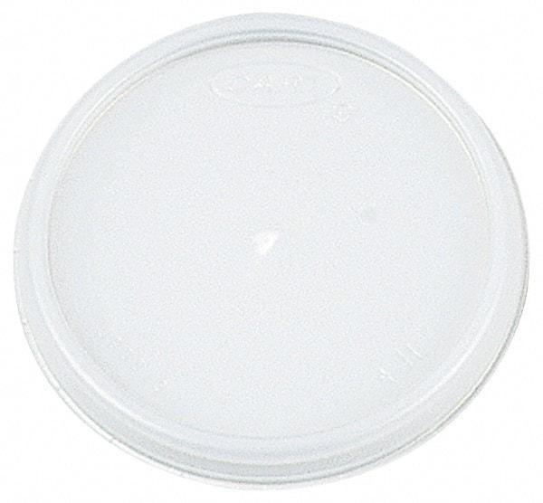 DART - Dart Lids for 8 oz Hot/Cold Foam Cups, Vented - White - Americas Industrial Supply