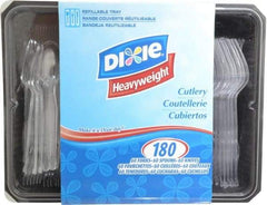 Dixie - 60 Piece Each of Forks, Knives & Spoons - 60 Pieces Each of Forks, Knives and Spoons - Americas Industrial Supply