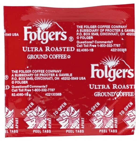 Folgers - Folgers Regular Pre-Measured Coffee Packs, 0.9 oz. each - Americas Industrial Supply