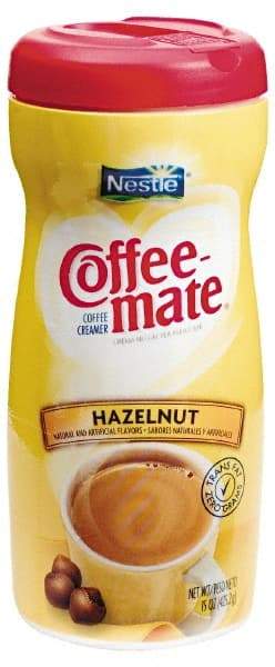 Coffee-Mate - 15 oz Hazelnut Powdered Creamer - Use with Hot Drinks - Americas Industrial Supply