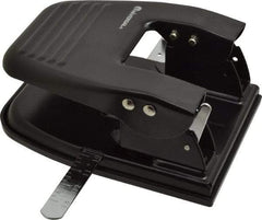 UNIVERSAL - Paper Punches Type: 25 Sheet 2-Hole Punch Color: Black - Americas Industrial Supply